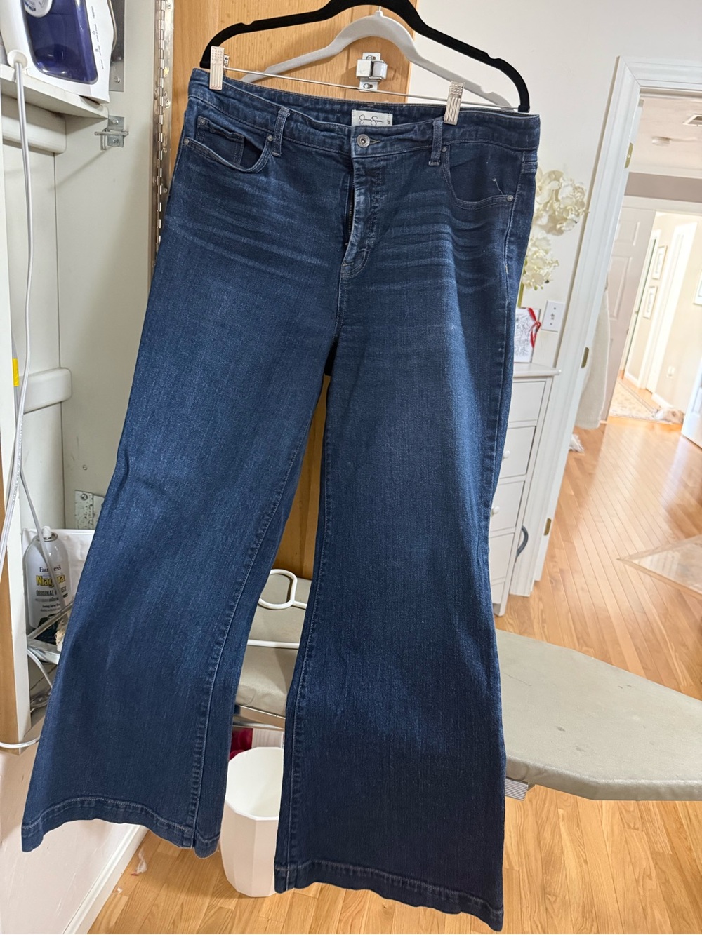 Jessica Simpson Dark Blue Wide Leg Jeans